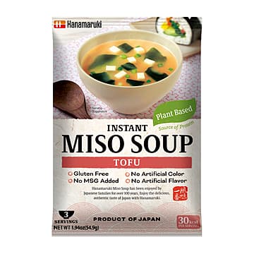Soupe miso instantanée vegan tofu Hanamaruki — 54,9 g