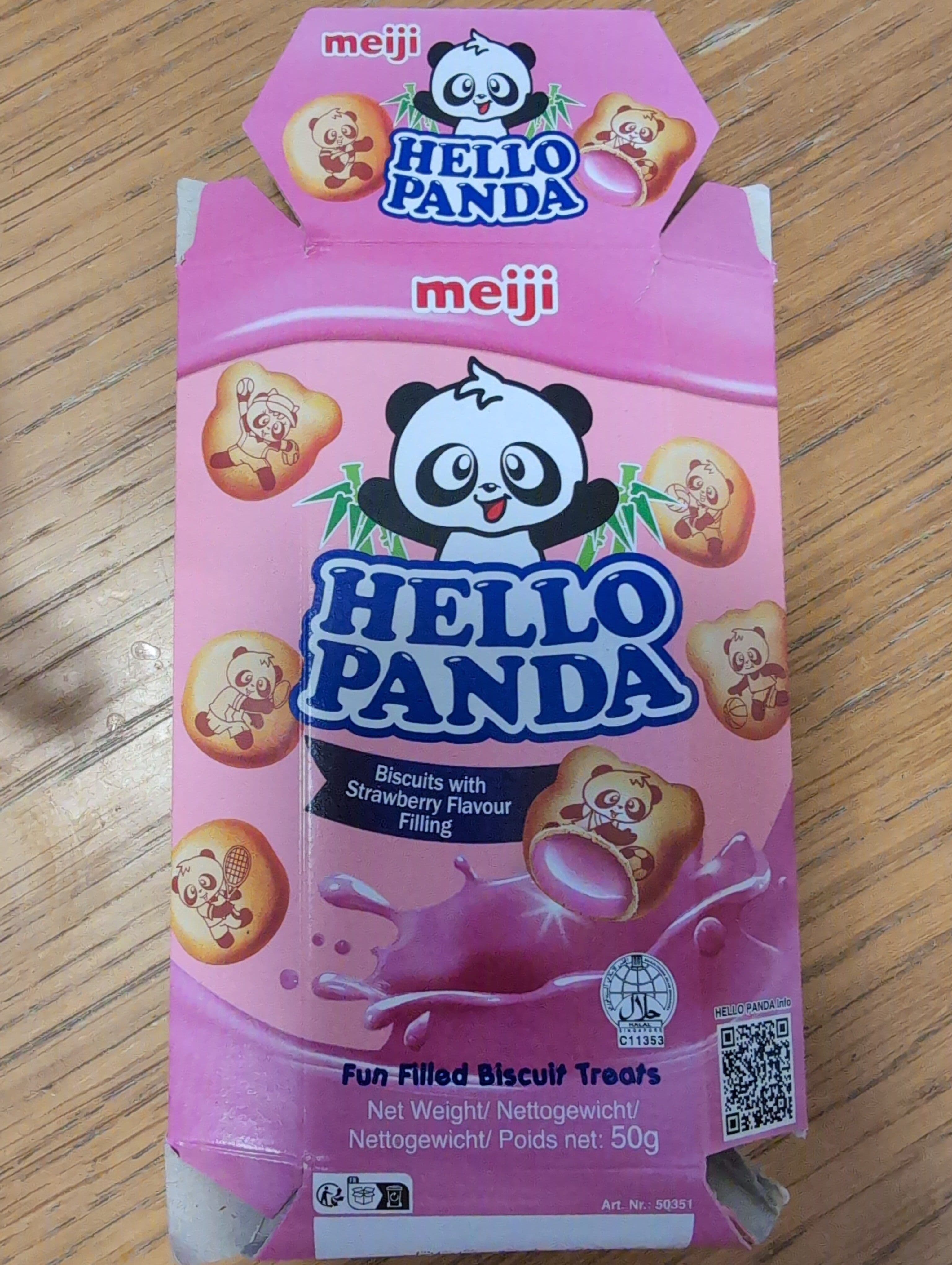 Meiji Hello Panda Fraise