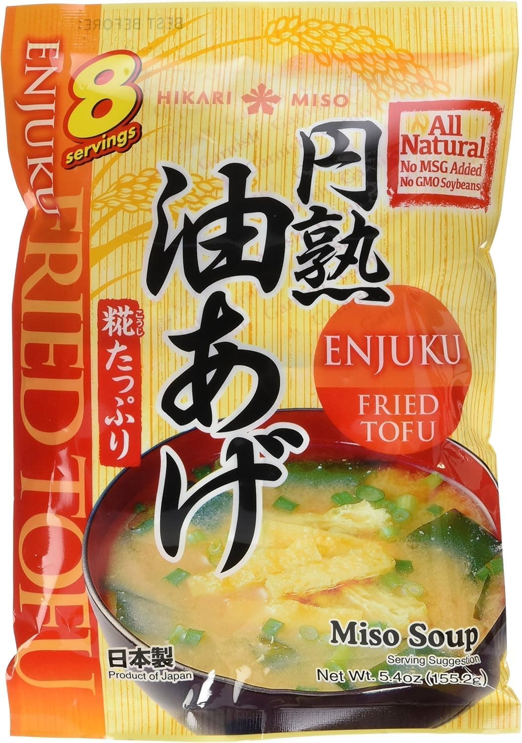 Soupe miso instantanée Tofu frit Enjuku Hikari