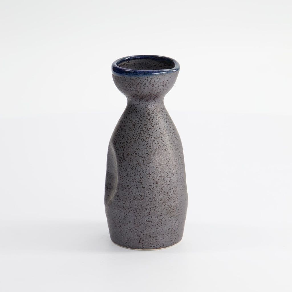 Bouteille à saké 140 ml noir yuzu/bleu