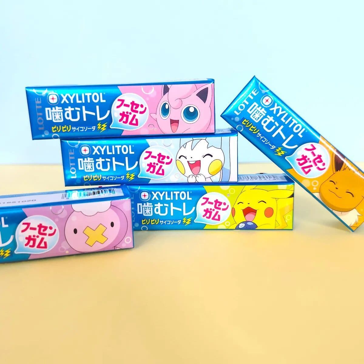Lotte Xylitol chewing-gum soda Pokémon