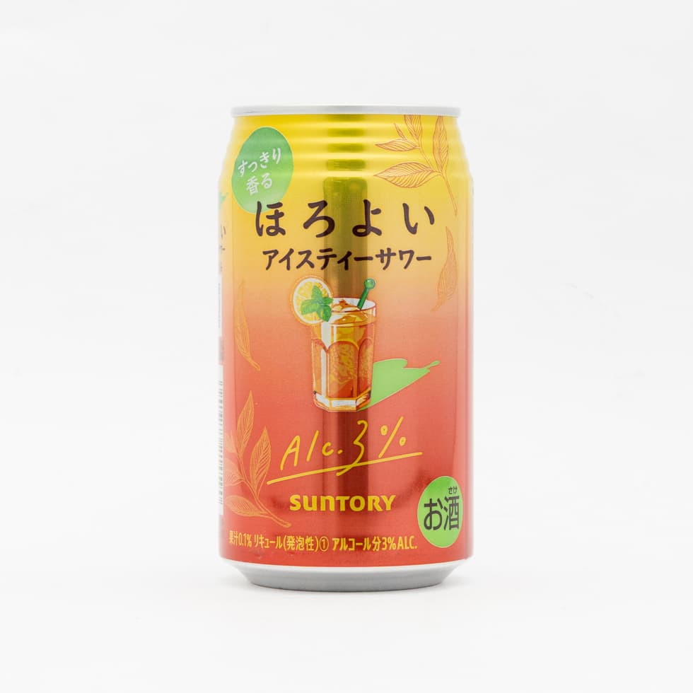 Horoyoi Thé glacé Suntory 3% — 350 ml