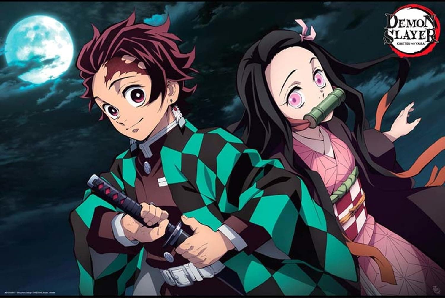 Affiche de Demon Slayer Tanjiro & Nezuko