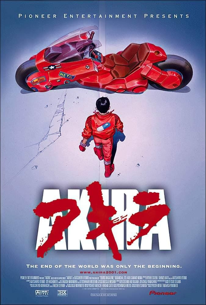 Affiche de réédition d'Akira 2001 101,5 x 68 cm