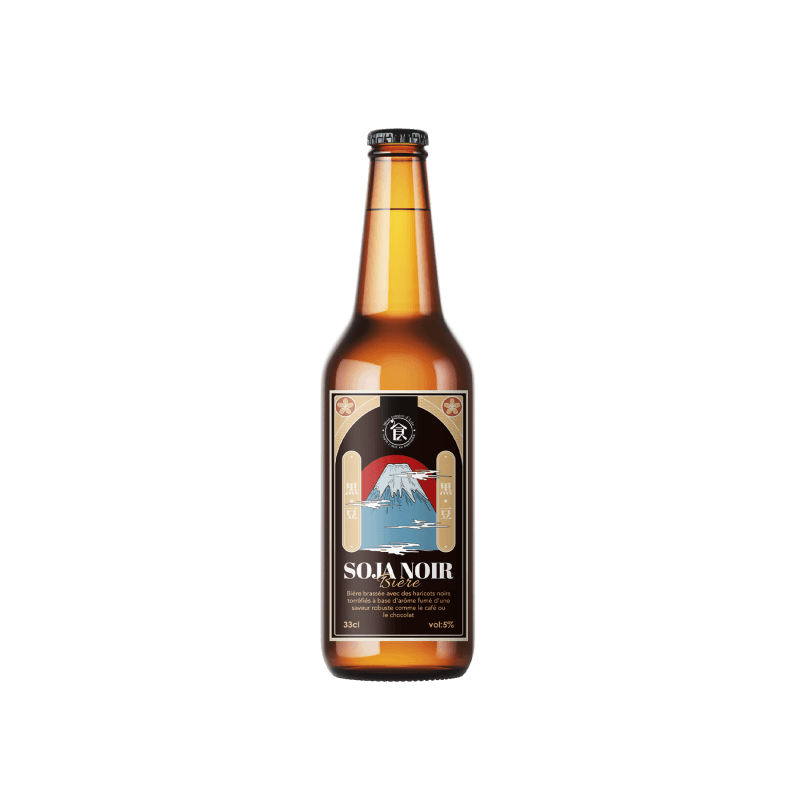 Bière goût soja noir MPA 5% — 33 cl