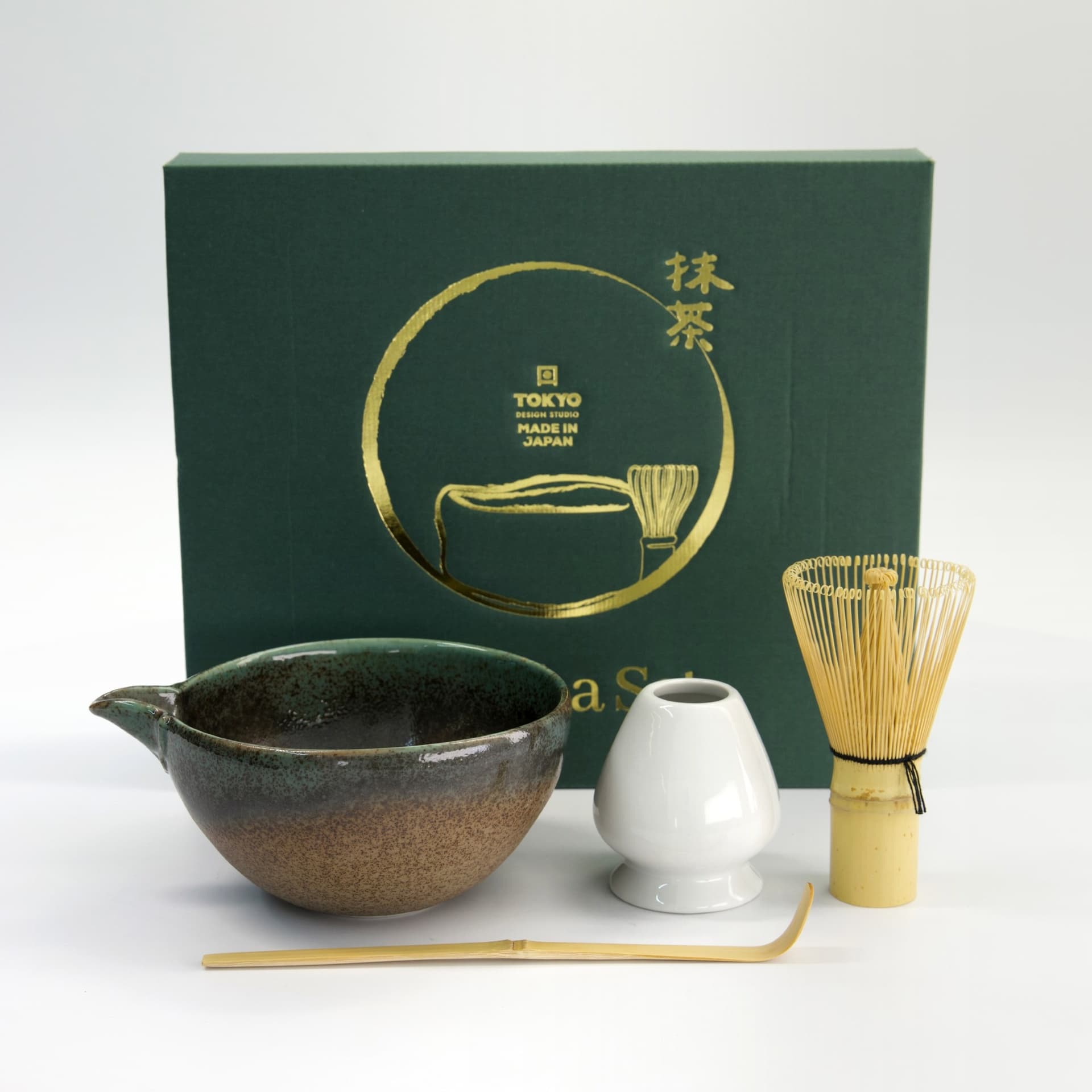 Coffret matcha Hisui vert 4 pièces