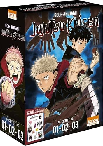 Coffret Jujutsu Kaisen tomes 1 à 3