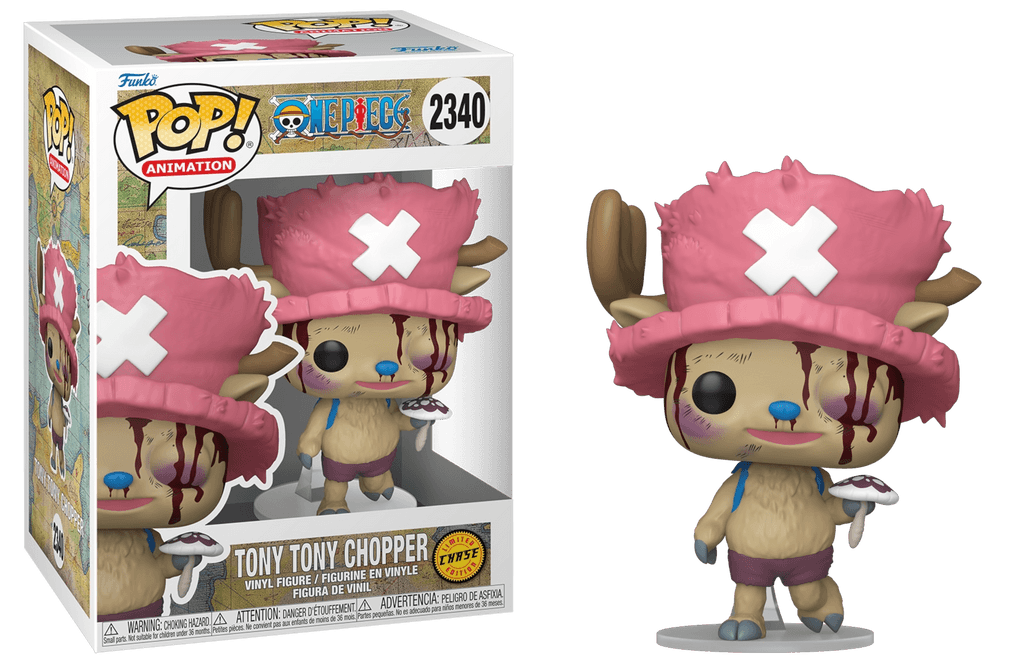 Funko POP! One Piece #2340 — Tony Tony Chopper CHASE (champignon Amiudake)