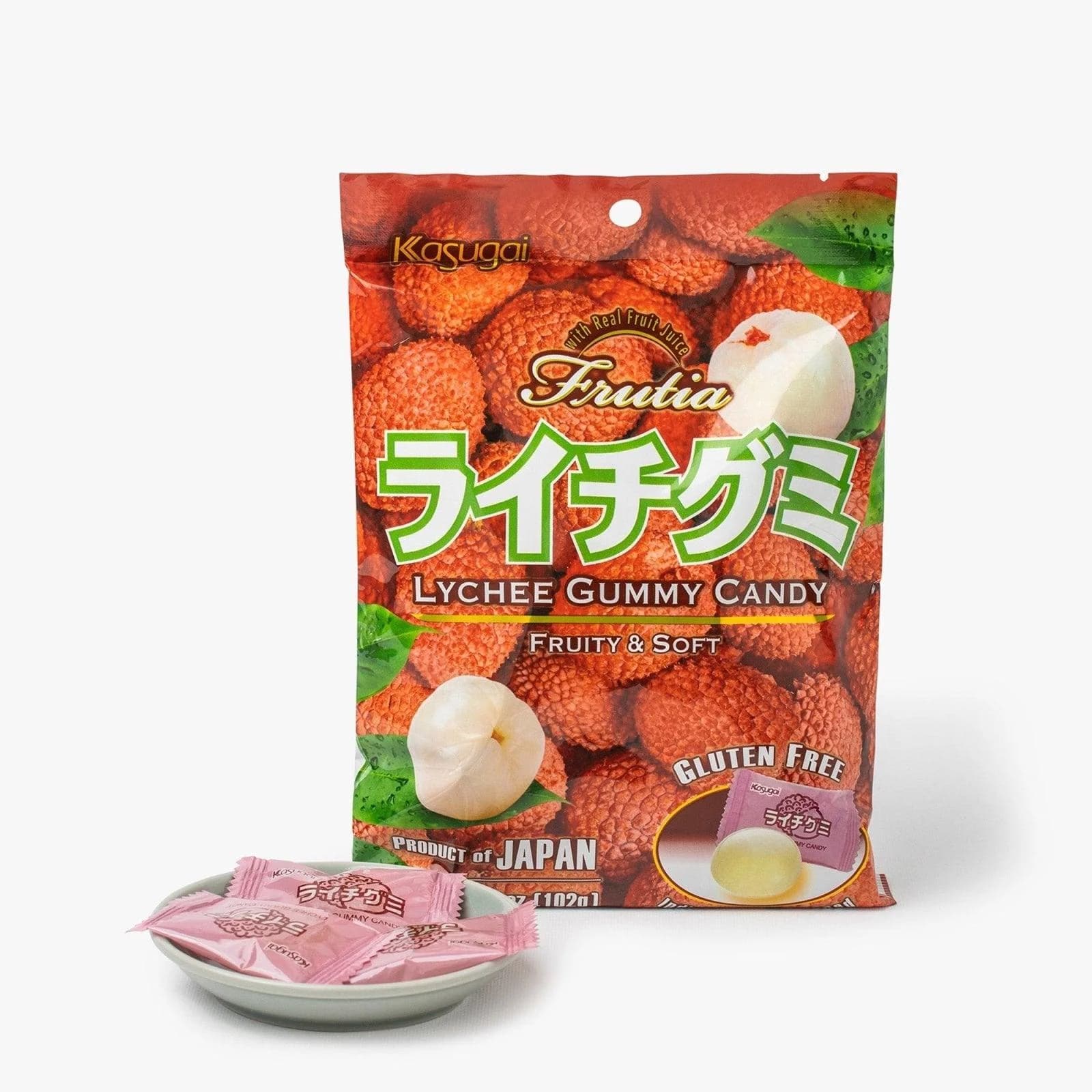 Kasugai gummy litchi 107 g