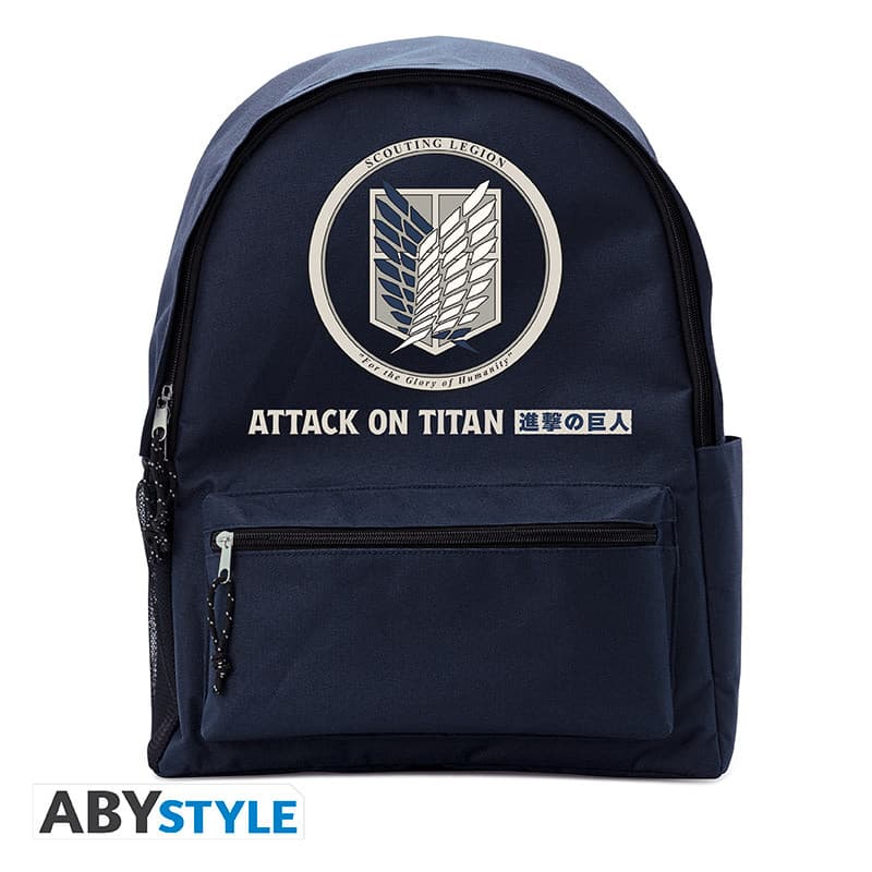 Sac à dos Attack on Titan Bataillon d'exploration (bleu)